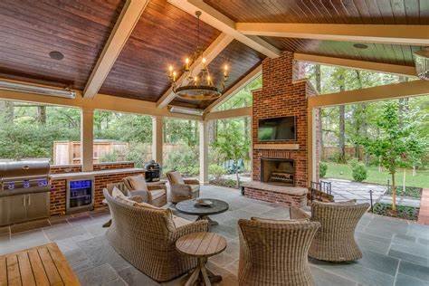 outdoor living space